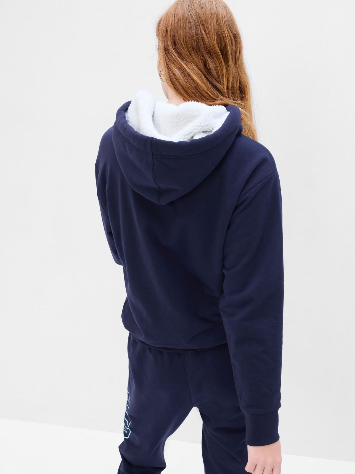 Gap Logo Sherpa Hoodie-519469002