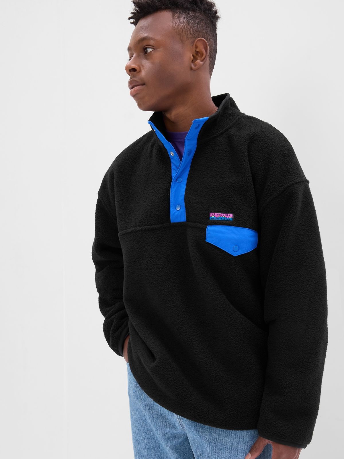 Teen Arctic Fleece Mockneck Pullover-486825000