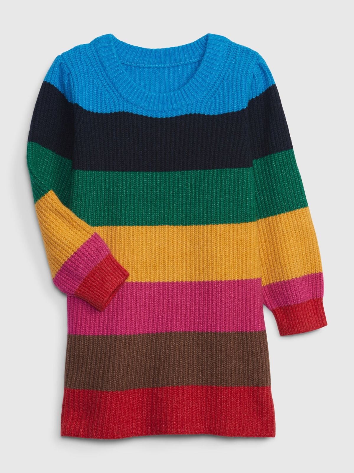 Multi Νηπιακό Happy Stripe Sweater Φόρεμα-475746000