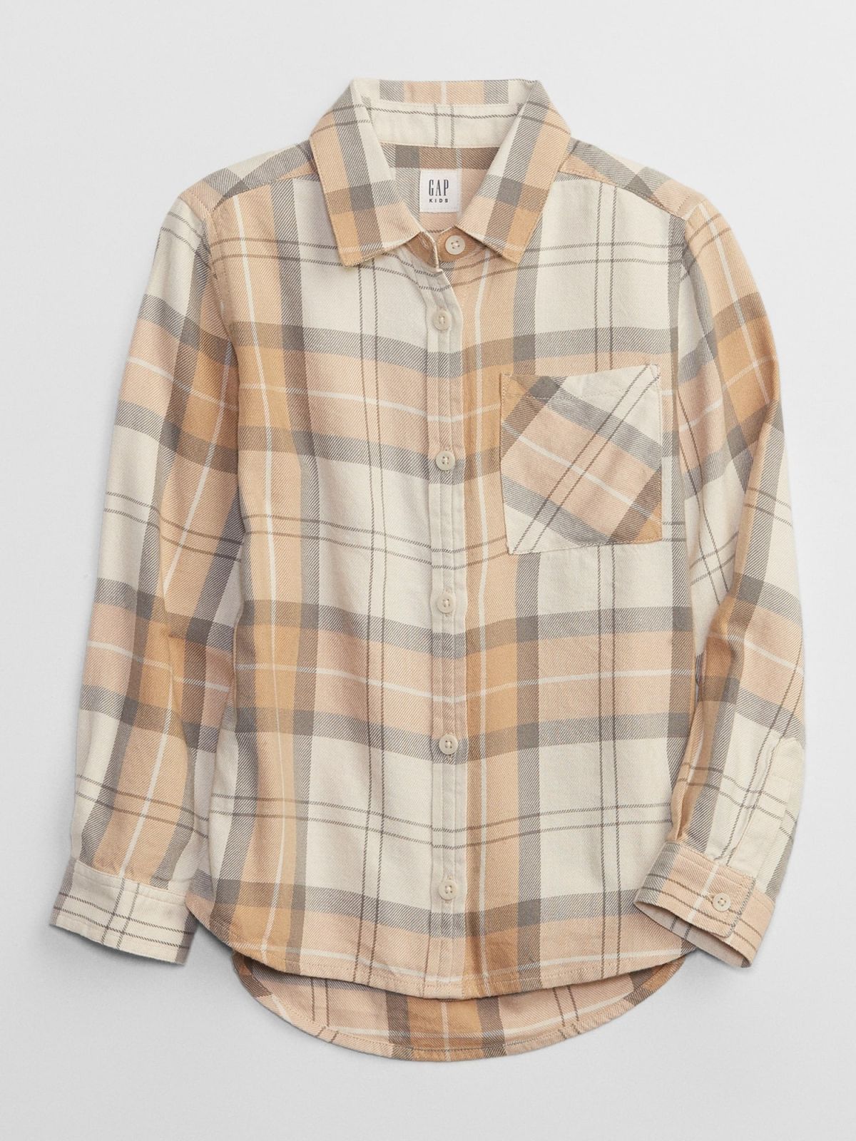 Μπεζ Παιδικό Flannel Πουκάμισο-456500001