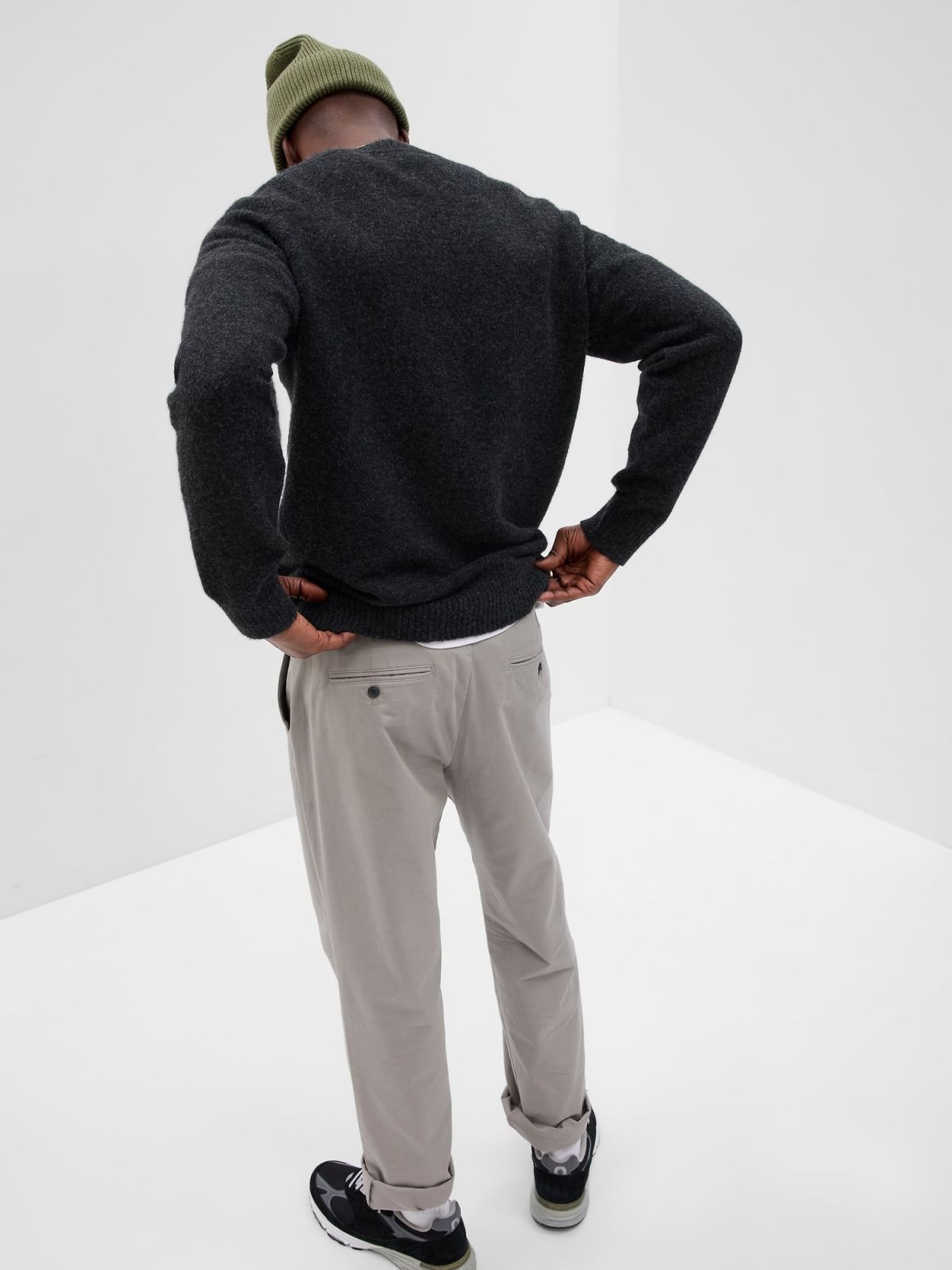 Καφέ Modern Khakis σε Ίσια Γραμμή με Τεχνολογία GapFlex-472757028
