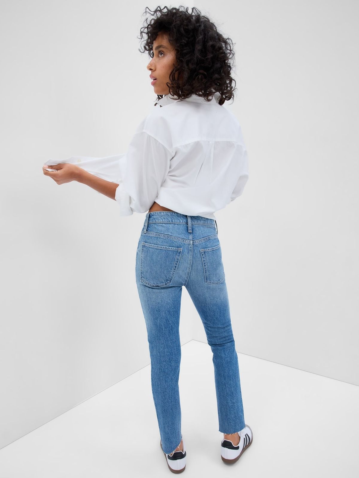 Mid Rise Slim Boyfriend Τζιν Washwell™-676894000