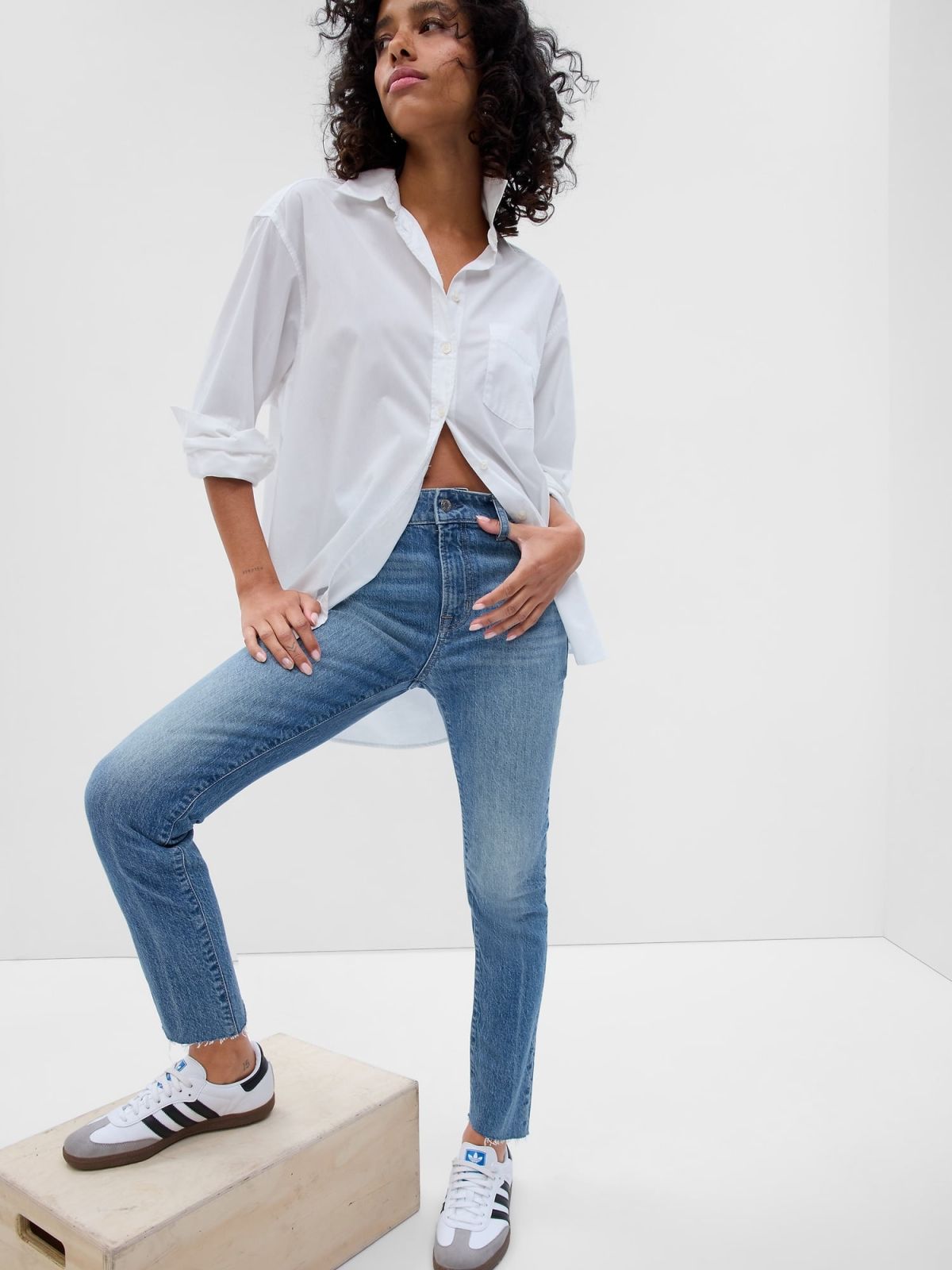 Mid Rise Slim Boyfriend Τζιν Washwell™-676894000