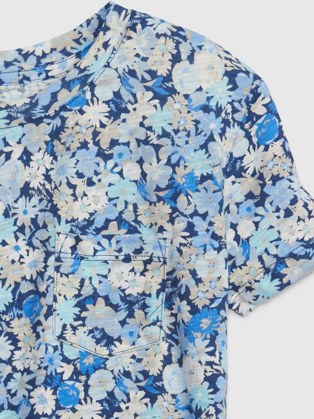 Multi Παιδική Φλοράλ Pocket Μπλούζα-601384001