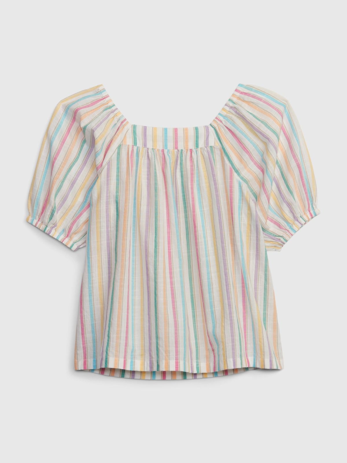 Multi Νηπιακό Puff Sleeve Stripe Top-602132000