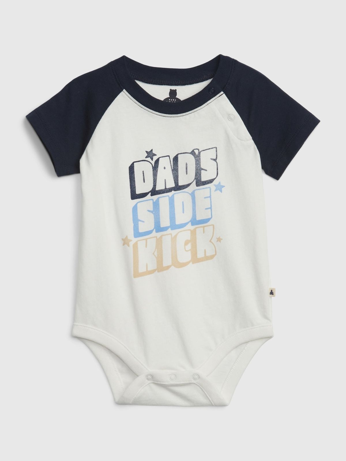 Μπλε Βρεφικό 100% Οργανικό Βαμβάκι Mix and Match Graphic Κορμάκι-599783003