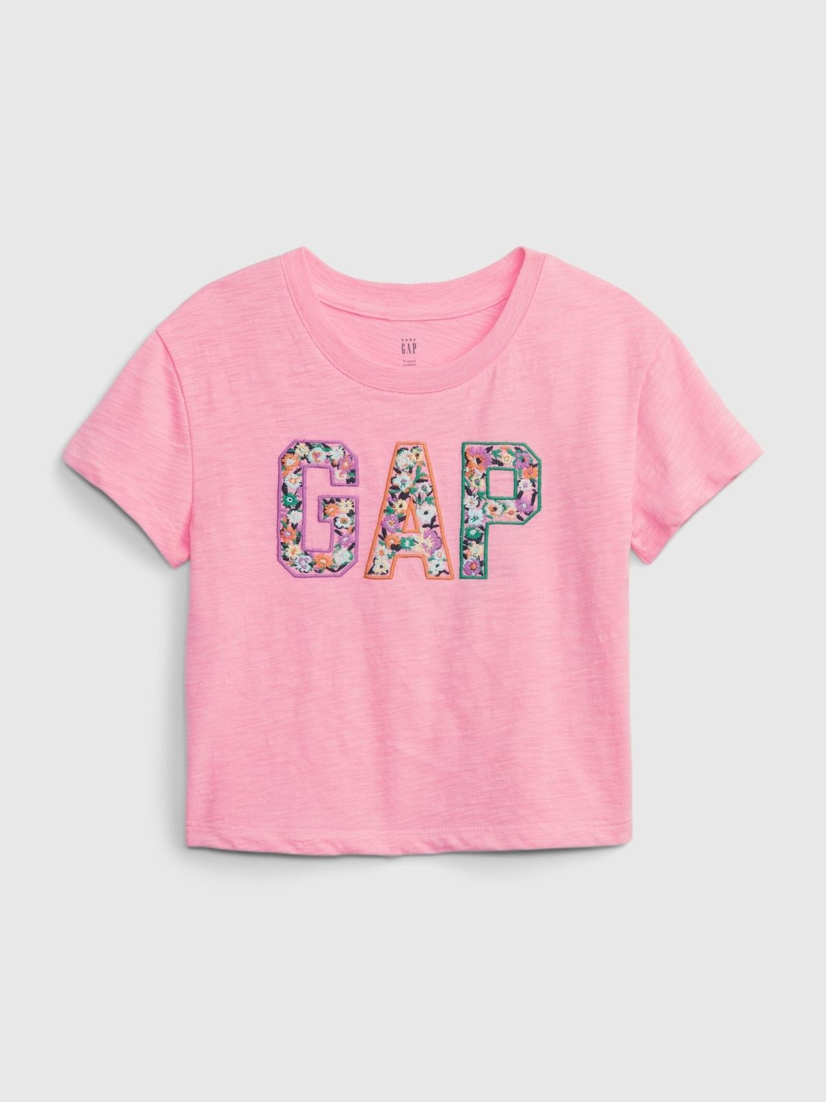 Ροζ Νηπιακή Gap Logo Μπλούζα-536044000