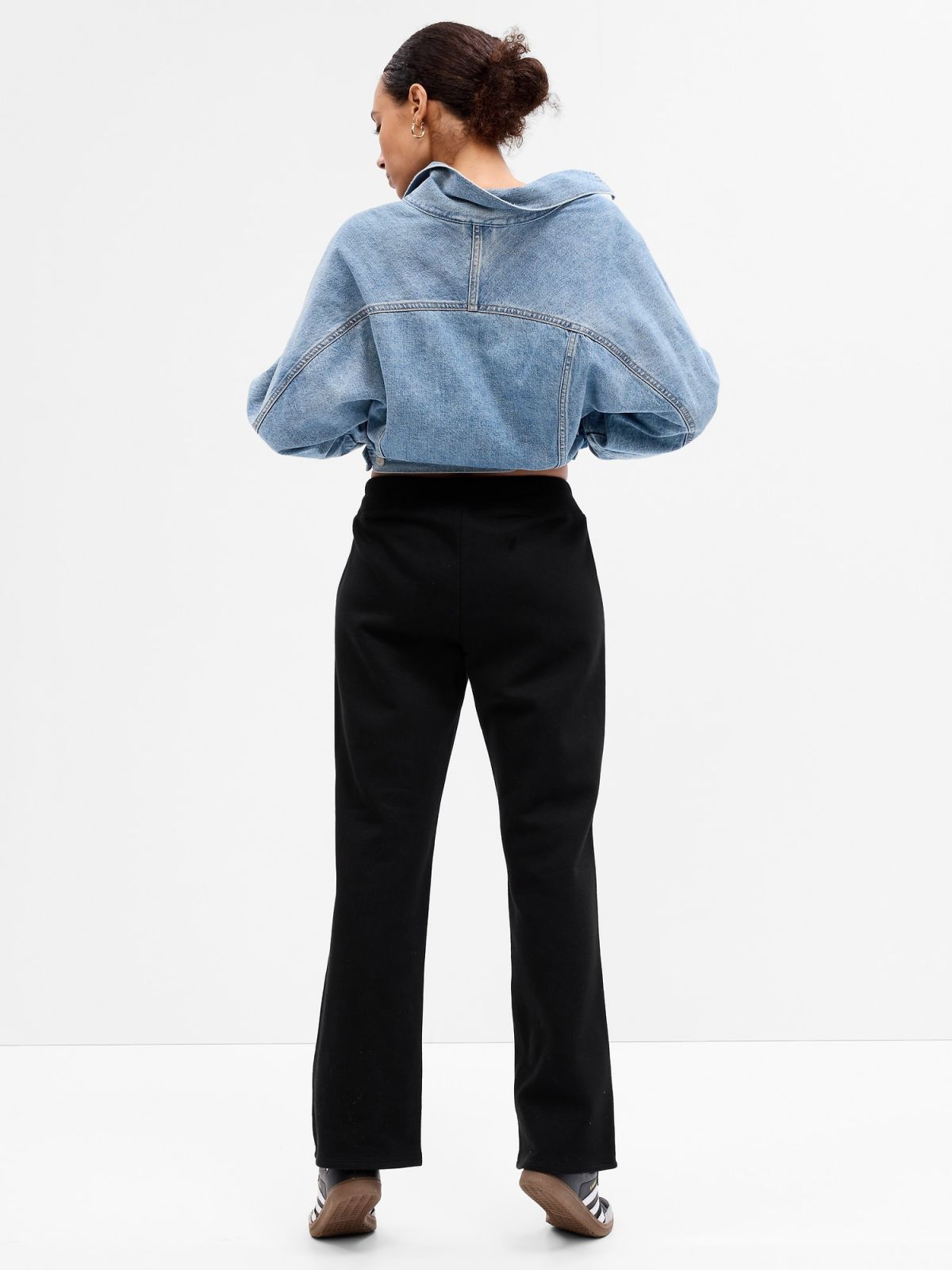 Μαύρη Gap Logo Bootcut Φόρμα-450008012