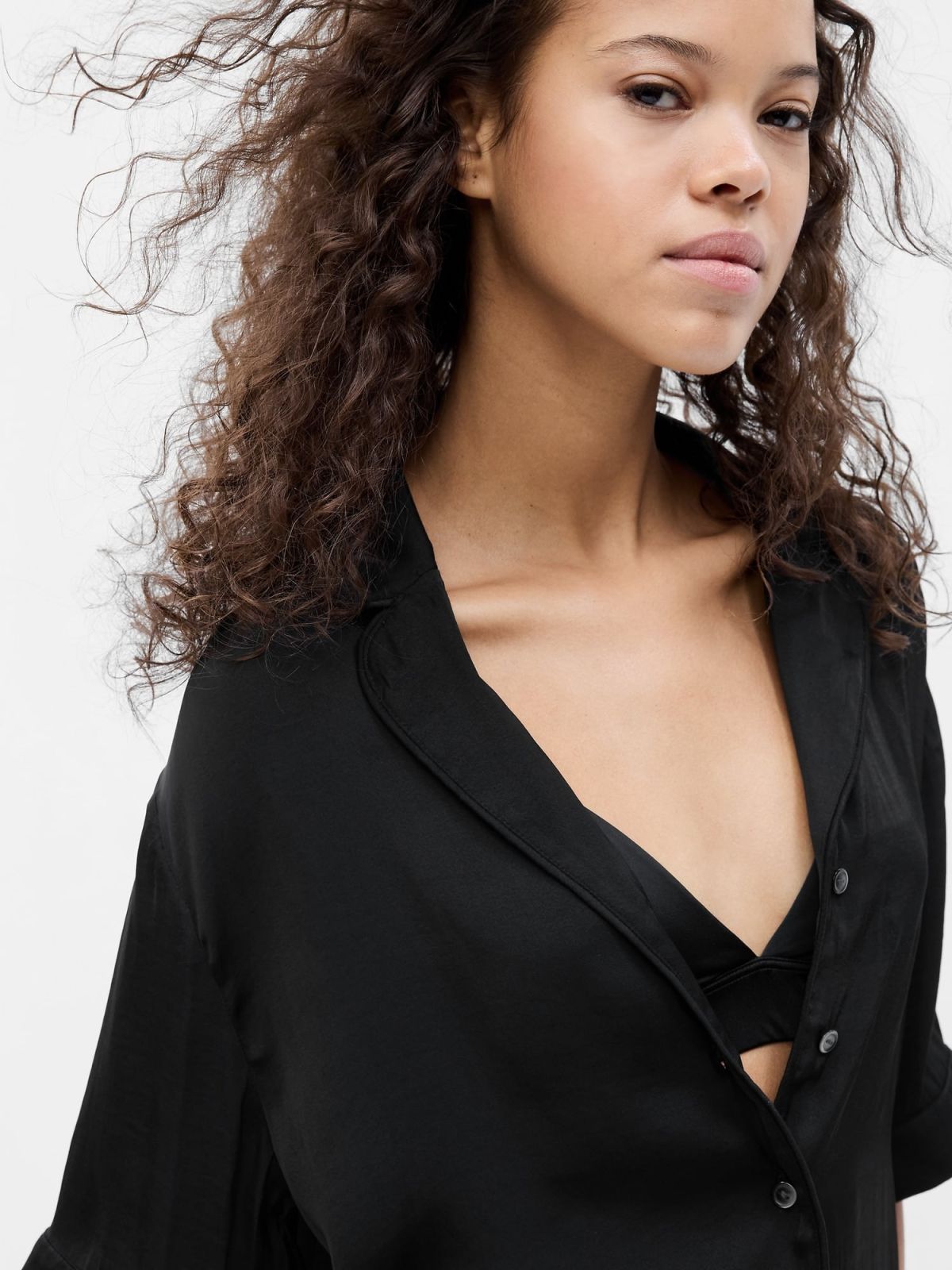 Satin PJ Πουκάμισο-540811001