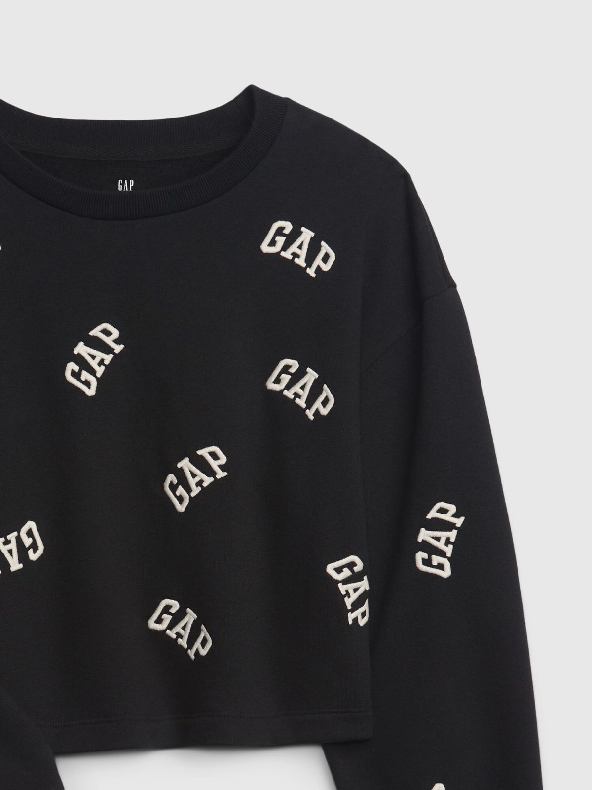 Μαύρο Παιδικό Gap Logo Φούτερ-601289001