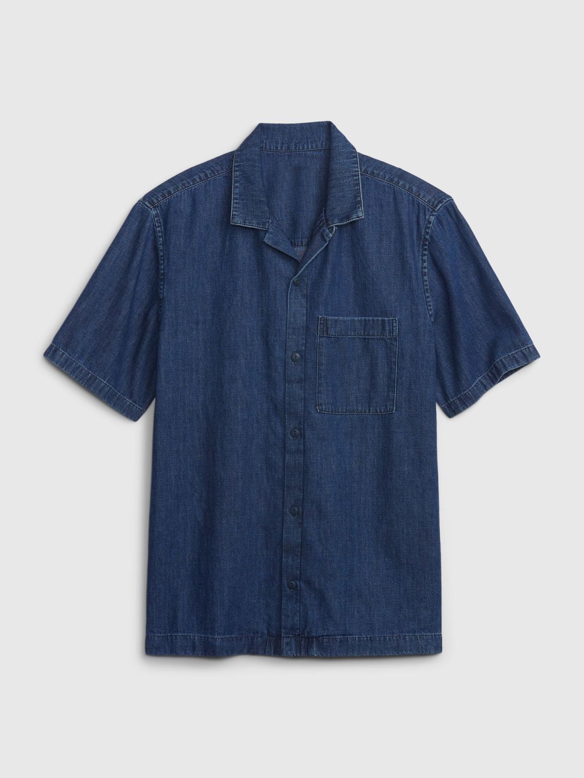 Μπλε Denim Πουκάμισο με Washwell-571948000