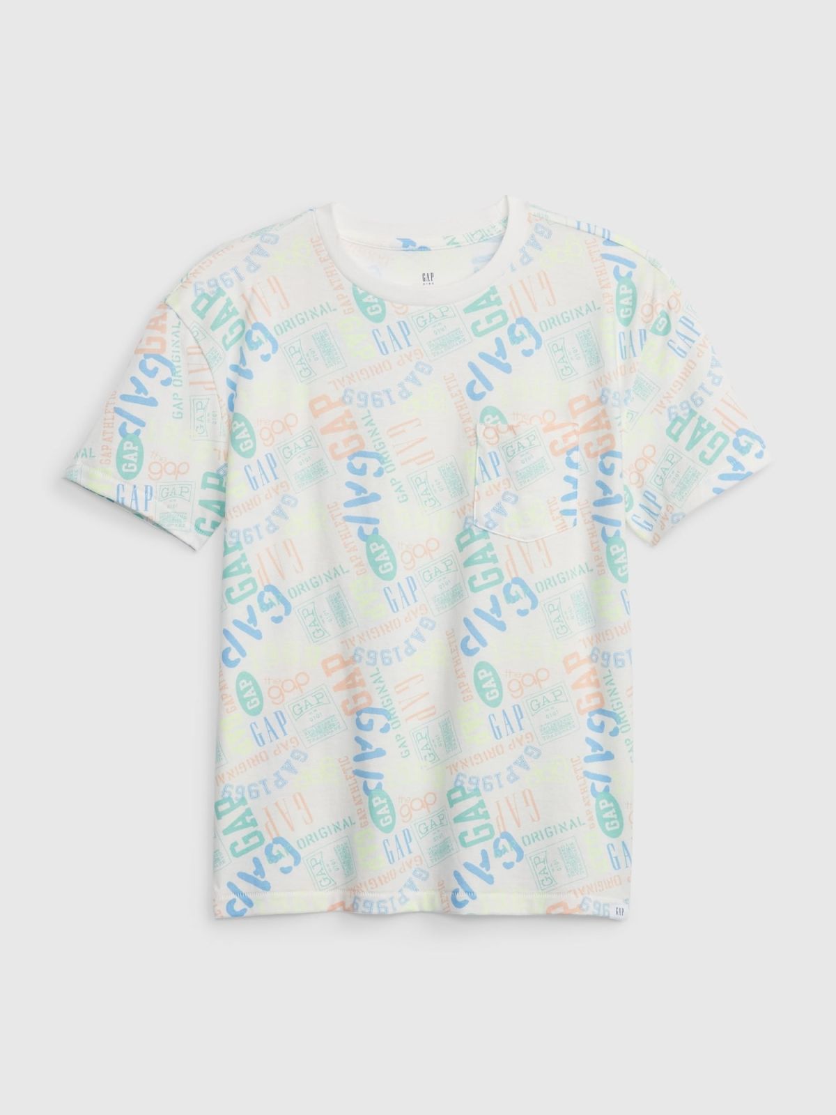 Άσπρη Παιδική Print Pocket Μπλούζα-602720000