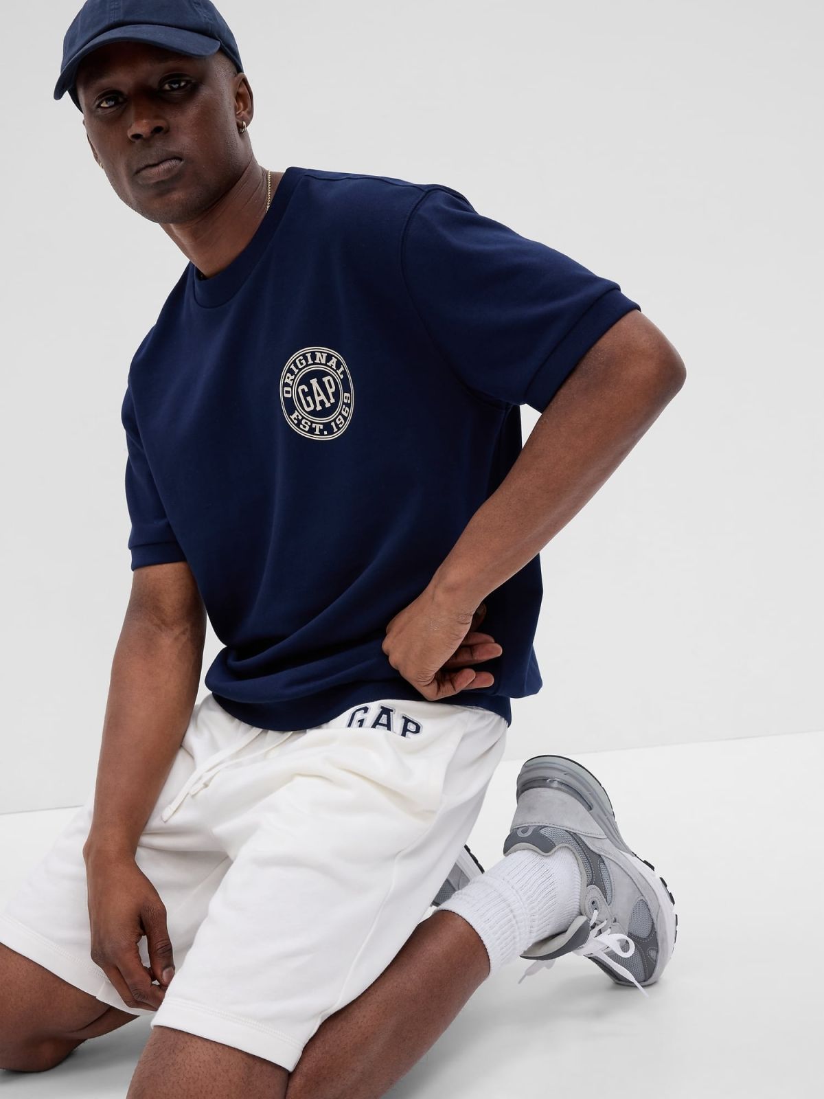 Άσπρο Gap Logo Σορτς-787059011