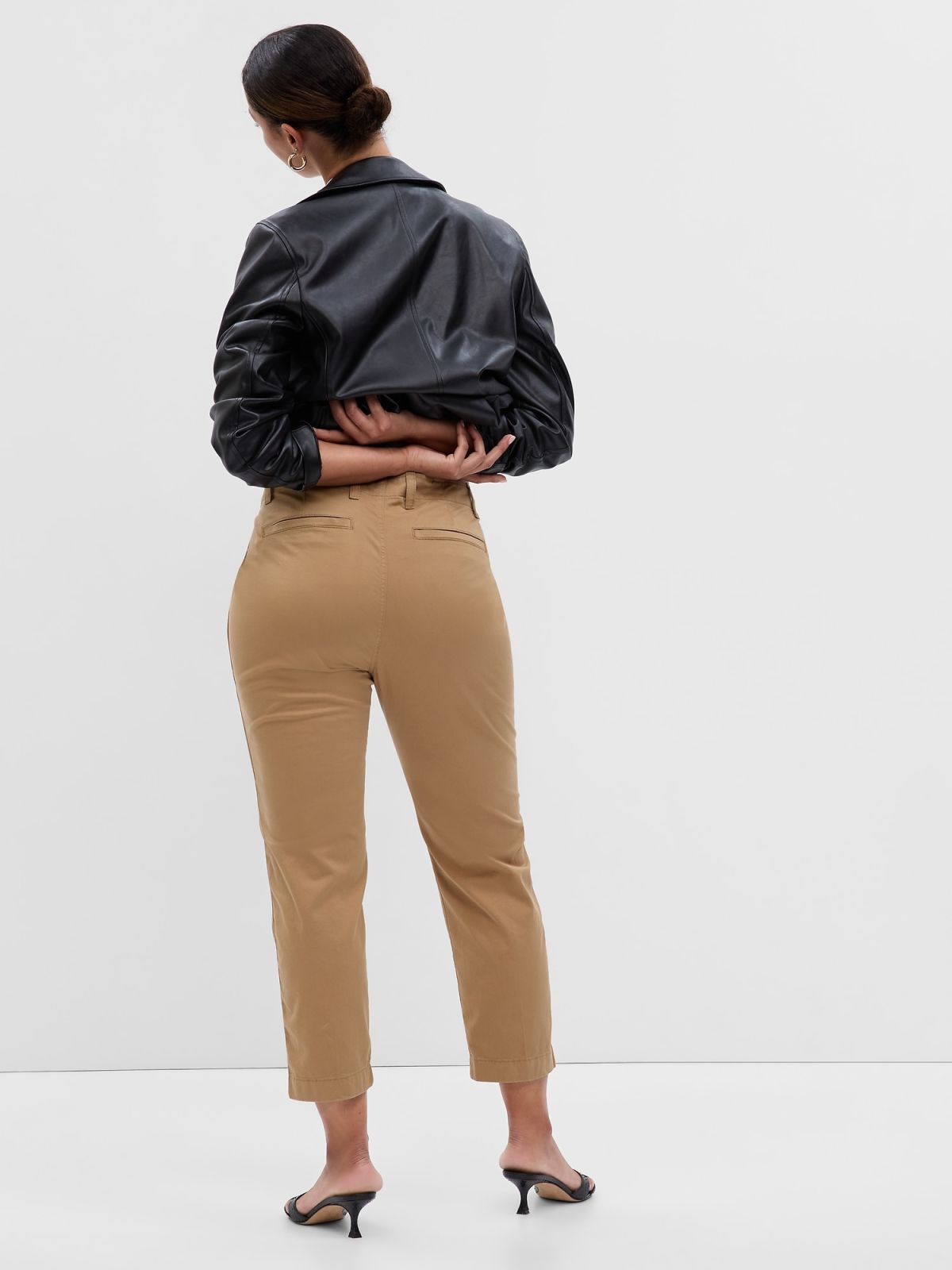 Καφέ Downtown Khakis Παντελόνι με Washwell-541213001