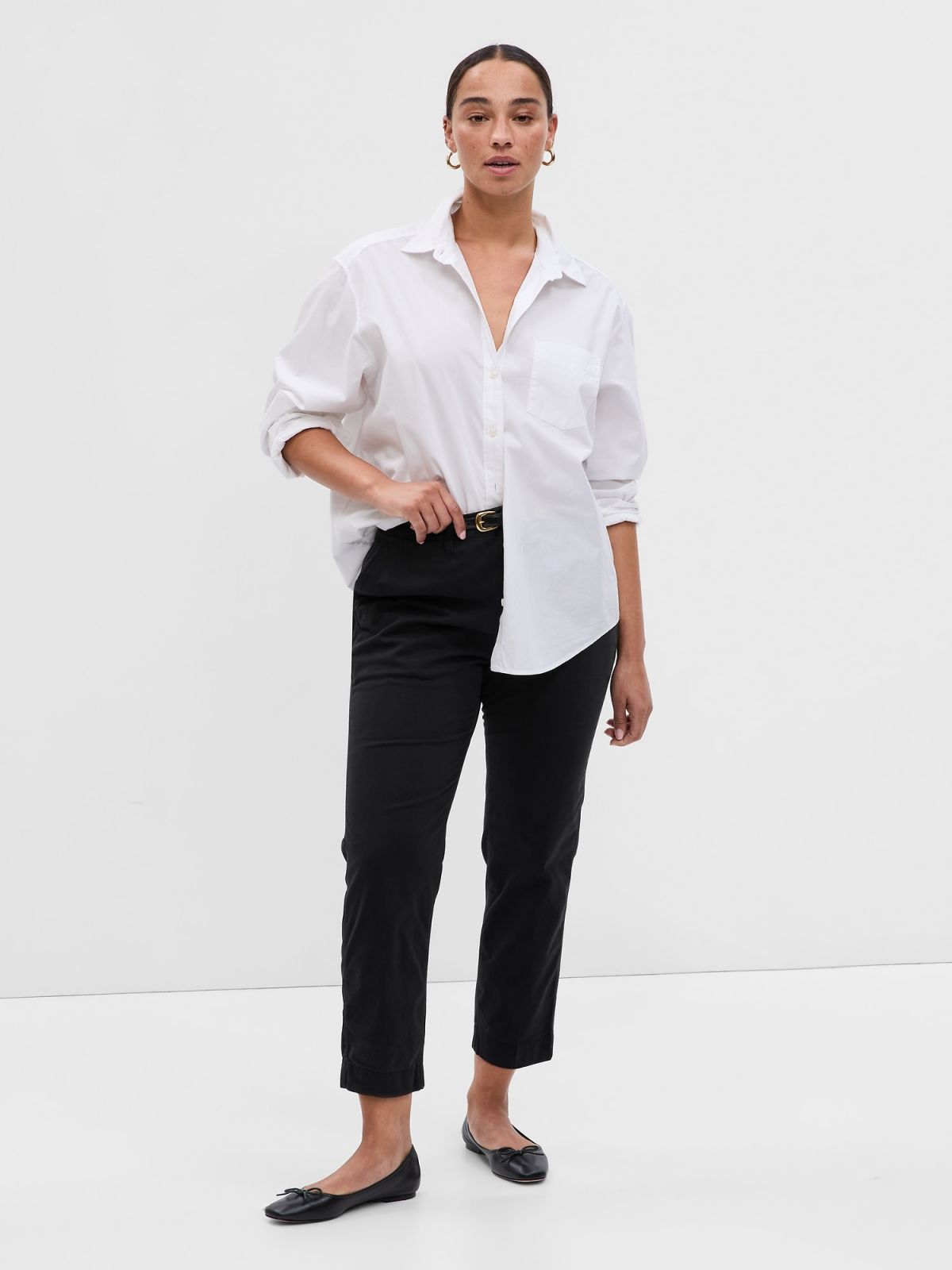 Μαύρο Downtown Khakis Παντελόνι με Washwell-541213004