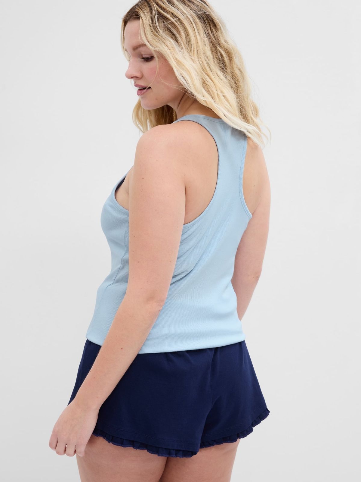 Ribbed Support PJ Tank Top-688634026