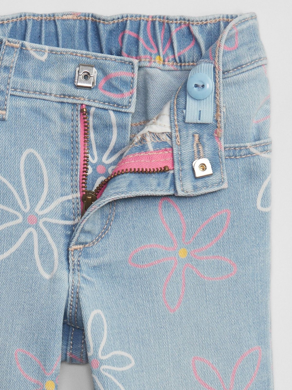 Μπλε babyGap Print '70s Flare Jean Παντελόνι με Washwell-620942000