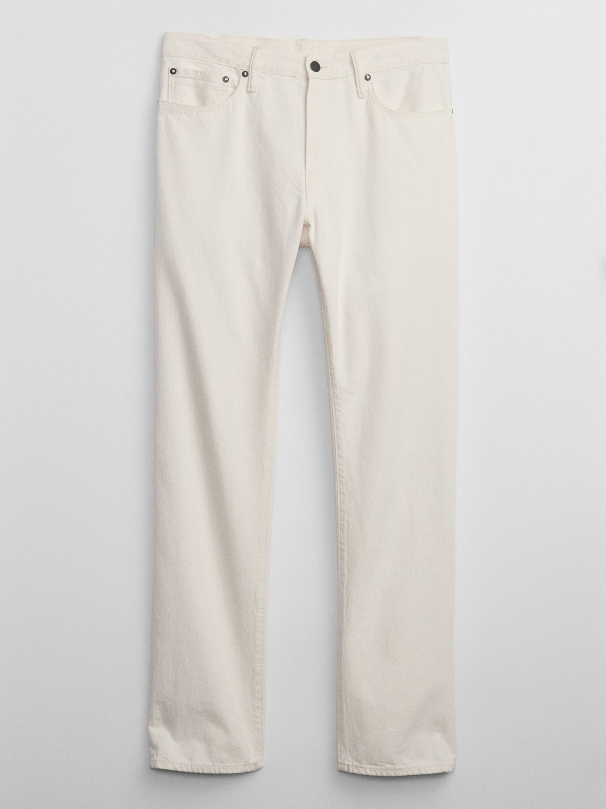 Μπεζ Straight Jean Παντελόνι με Washwell-543900000