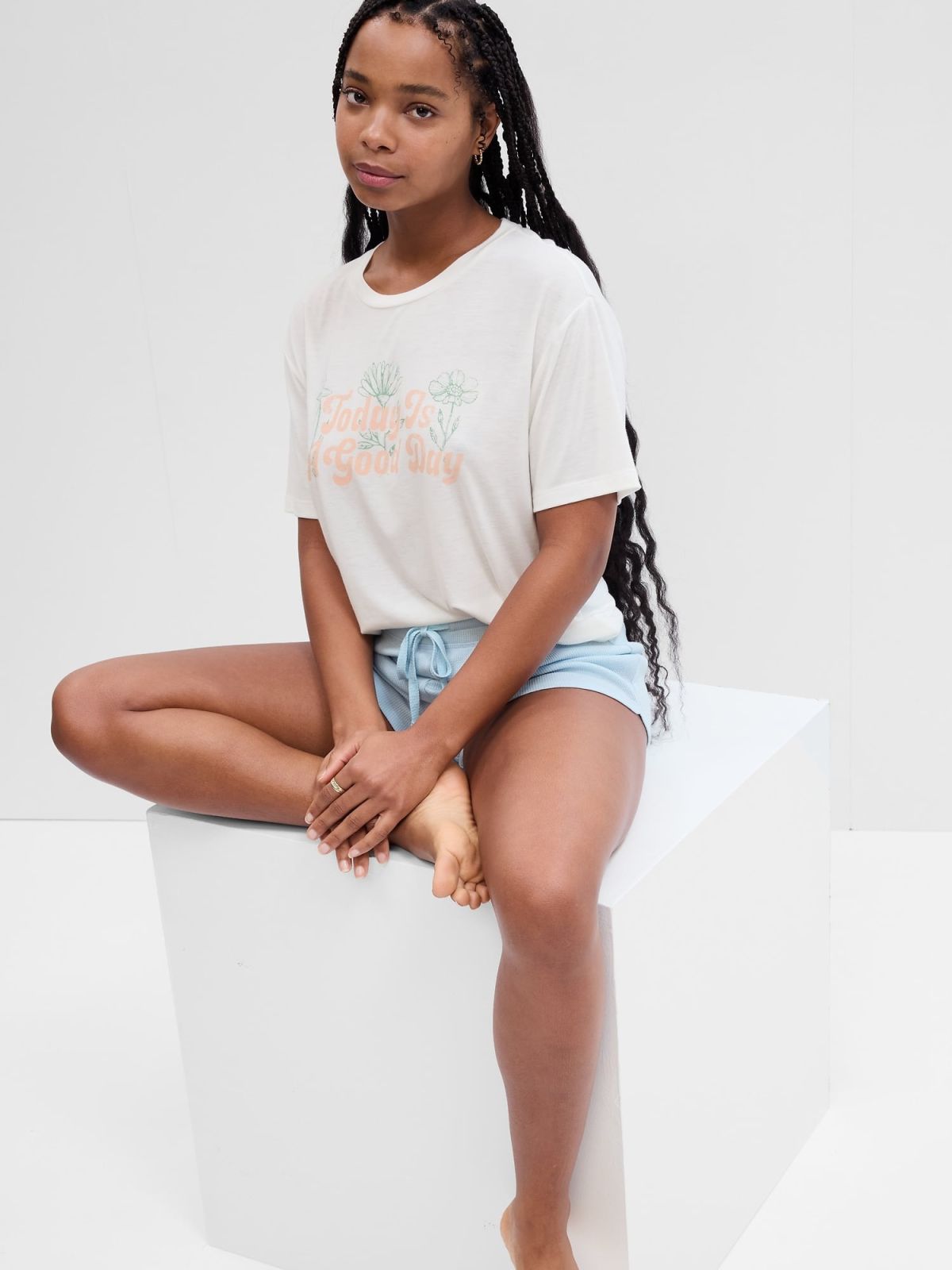 Relaxed PJ Graphic T-Shirt-598142003