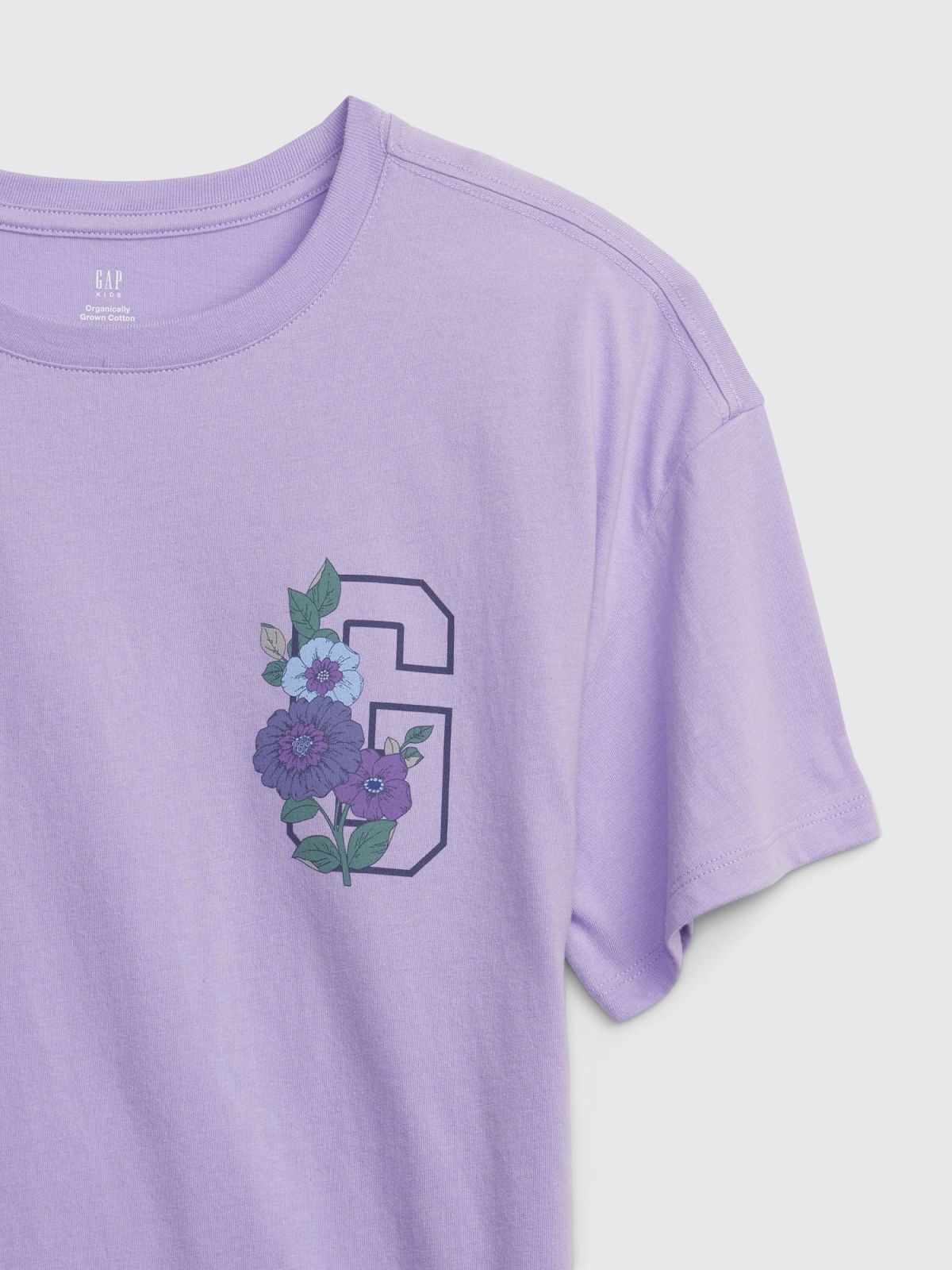 Μωβ Παιδική 100% Organic Gap Logo Tunic Μπλούζα-601394000