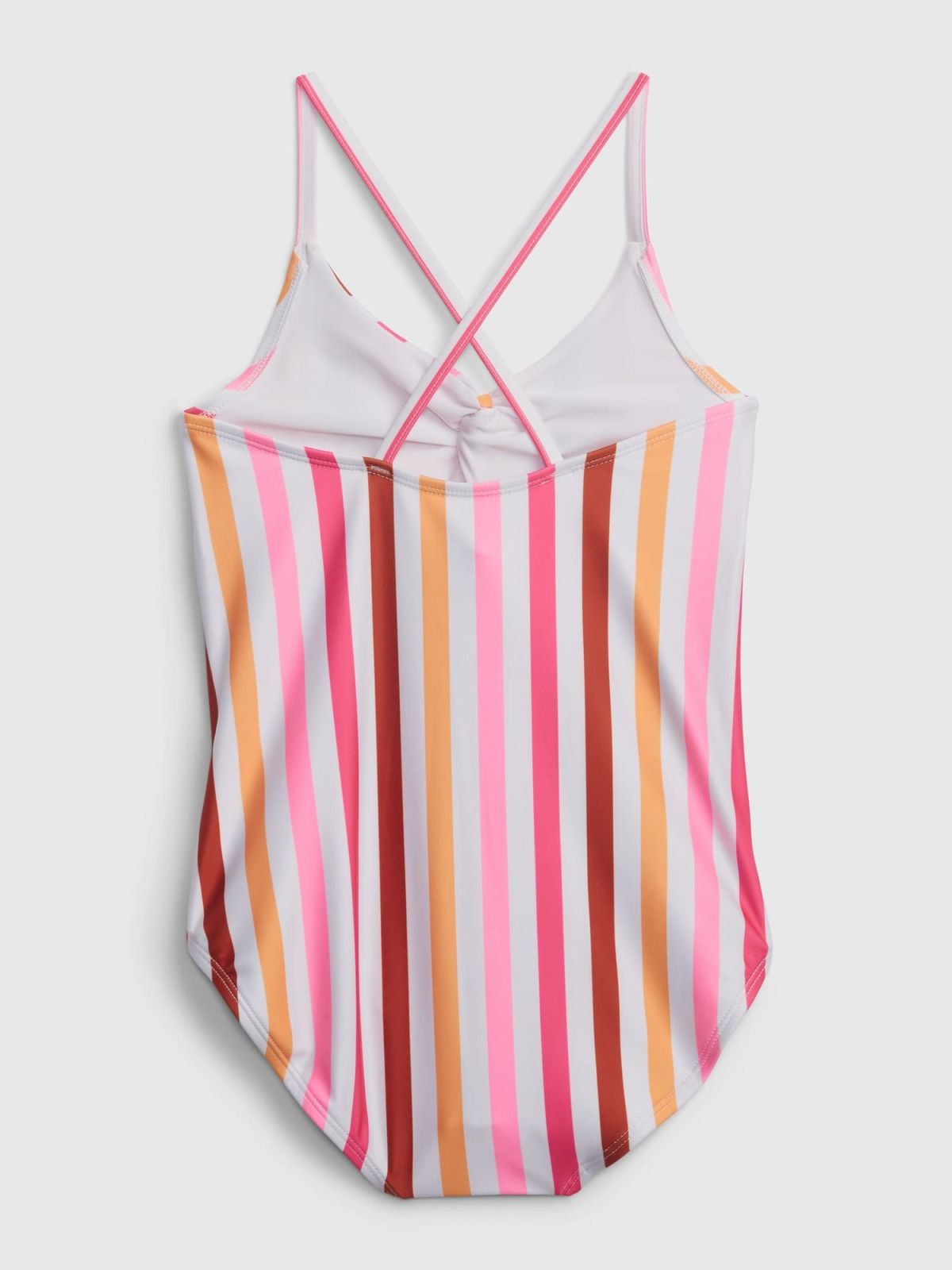 Kids 100% Recycled Twist-Front Swim One-Piece-600922001