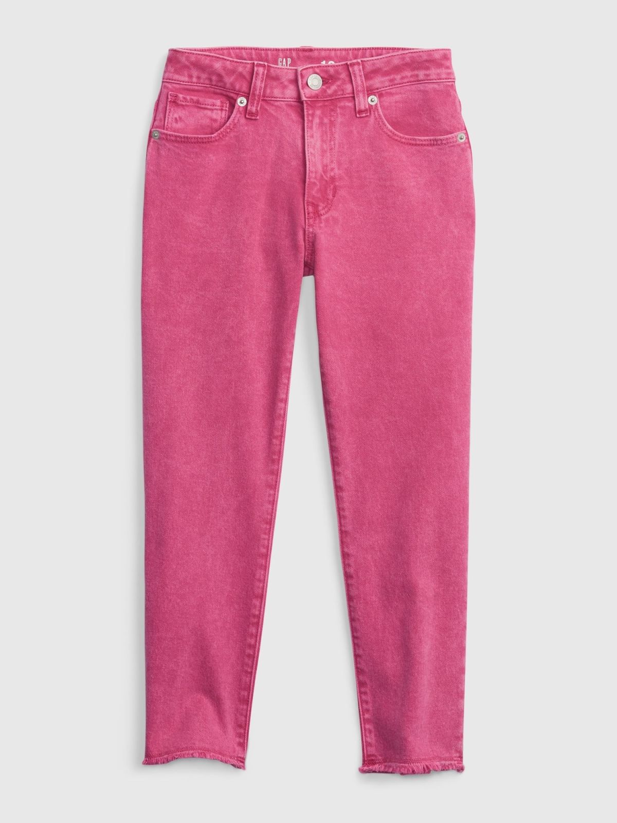 Ροζ Παιδικό Mid Rise Girlfriend Jean Παντελόνι με Washwell-601043000