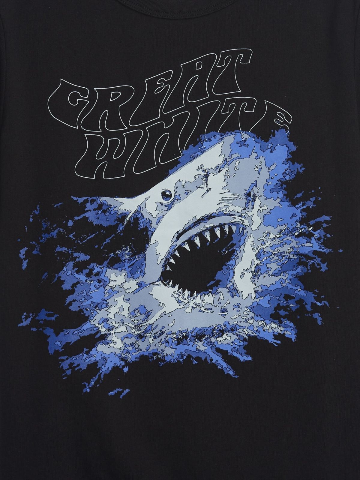 Μαύρη Παιδική 100% Οργανικό Βαμβάκι Graphic Μπλούζα-593388000