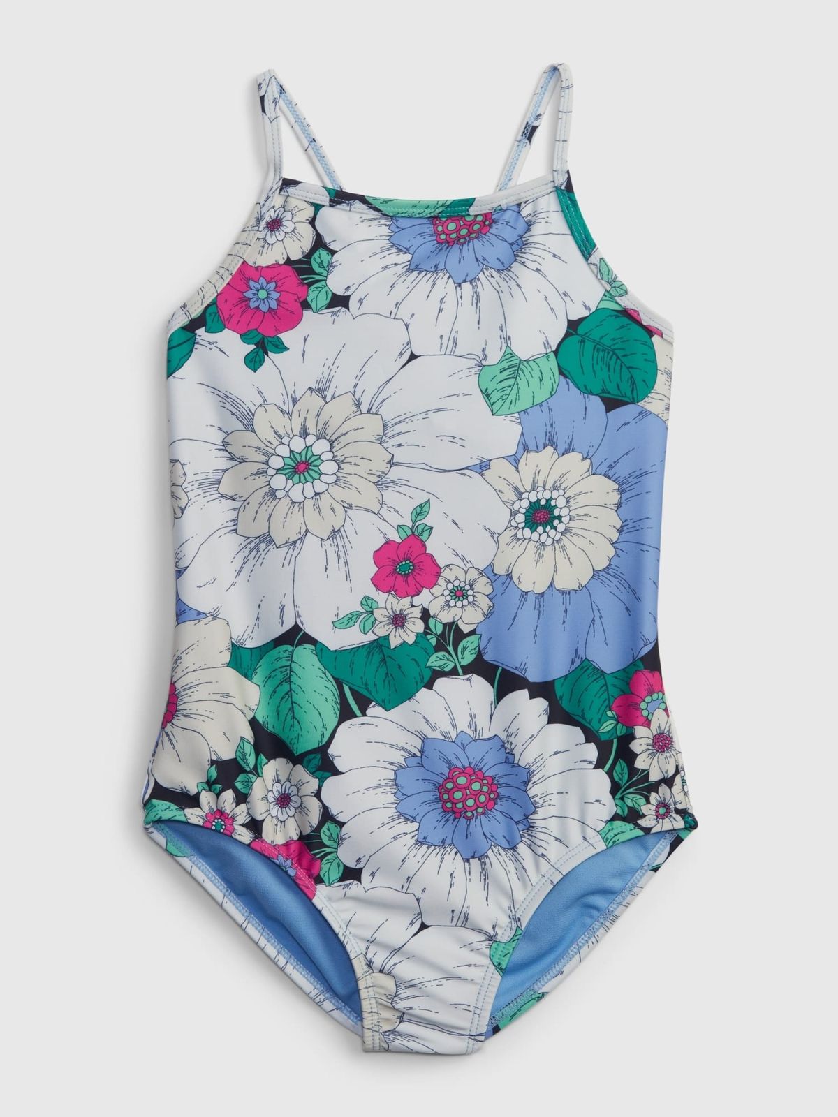 Kids 100% Recycled Print Swim One-Piece-600908000