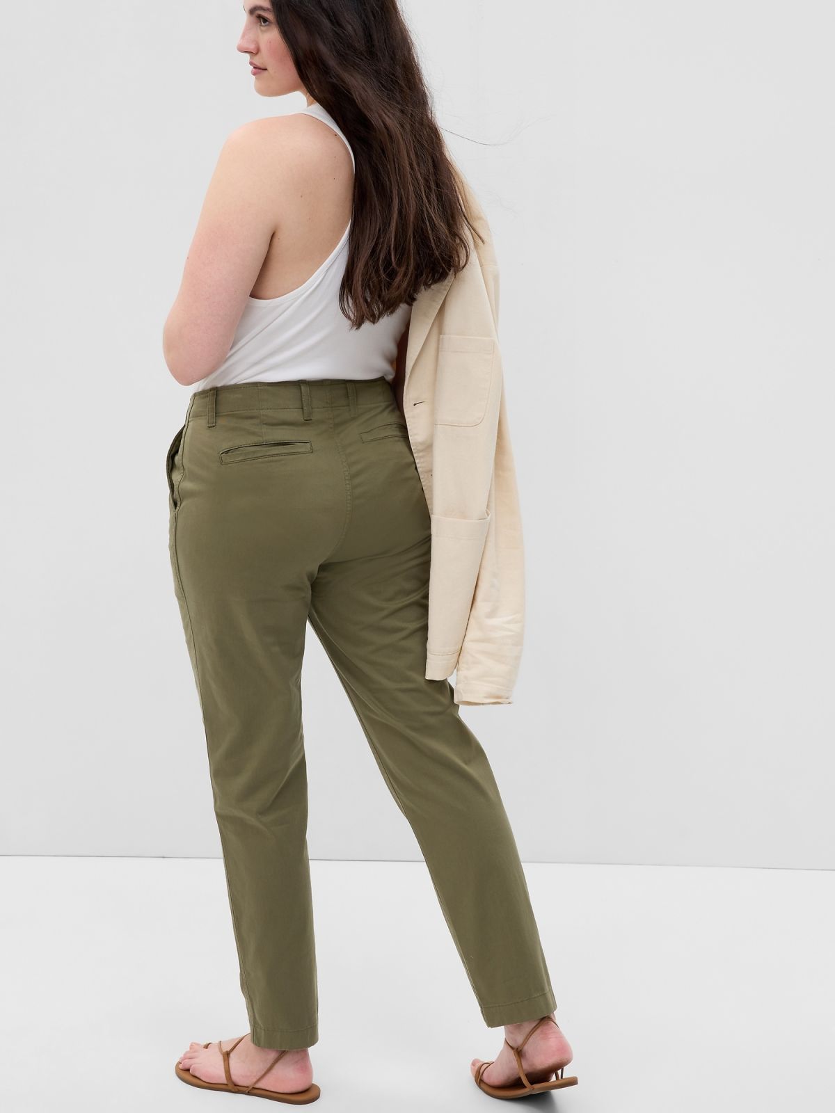 Πράσινο Downtown Khakis Παντελόνι με Washwell-541213005