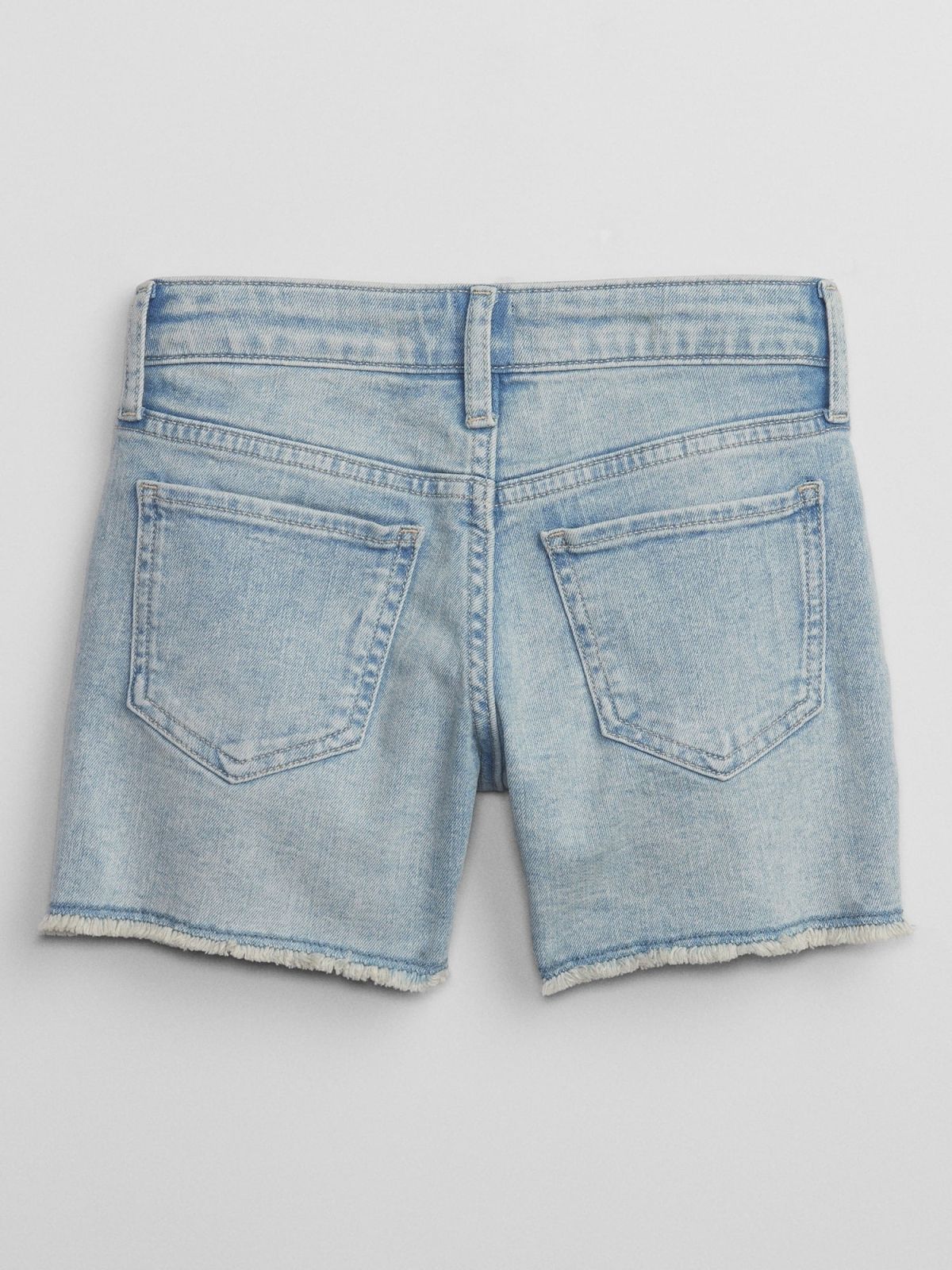 Μπλε Παιδική Mid Rise Midi Denim Σορτς με Washwell-594028000