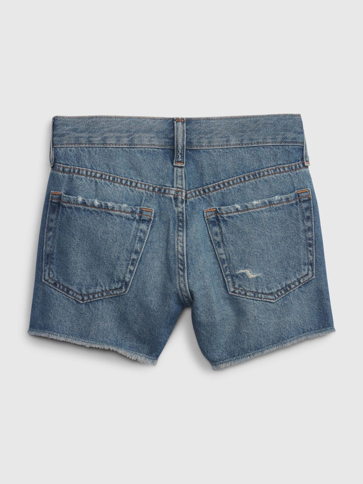 Μπλε Παιδικό Low Stride Denim Σορτς με Washwell-533881000