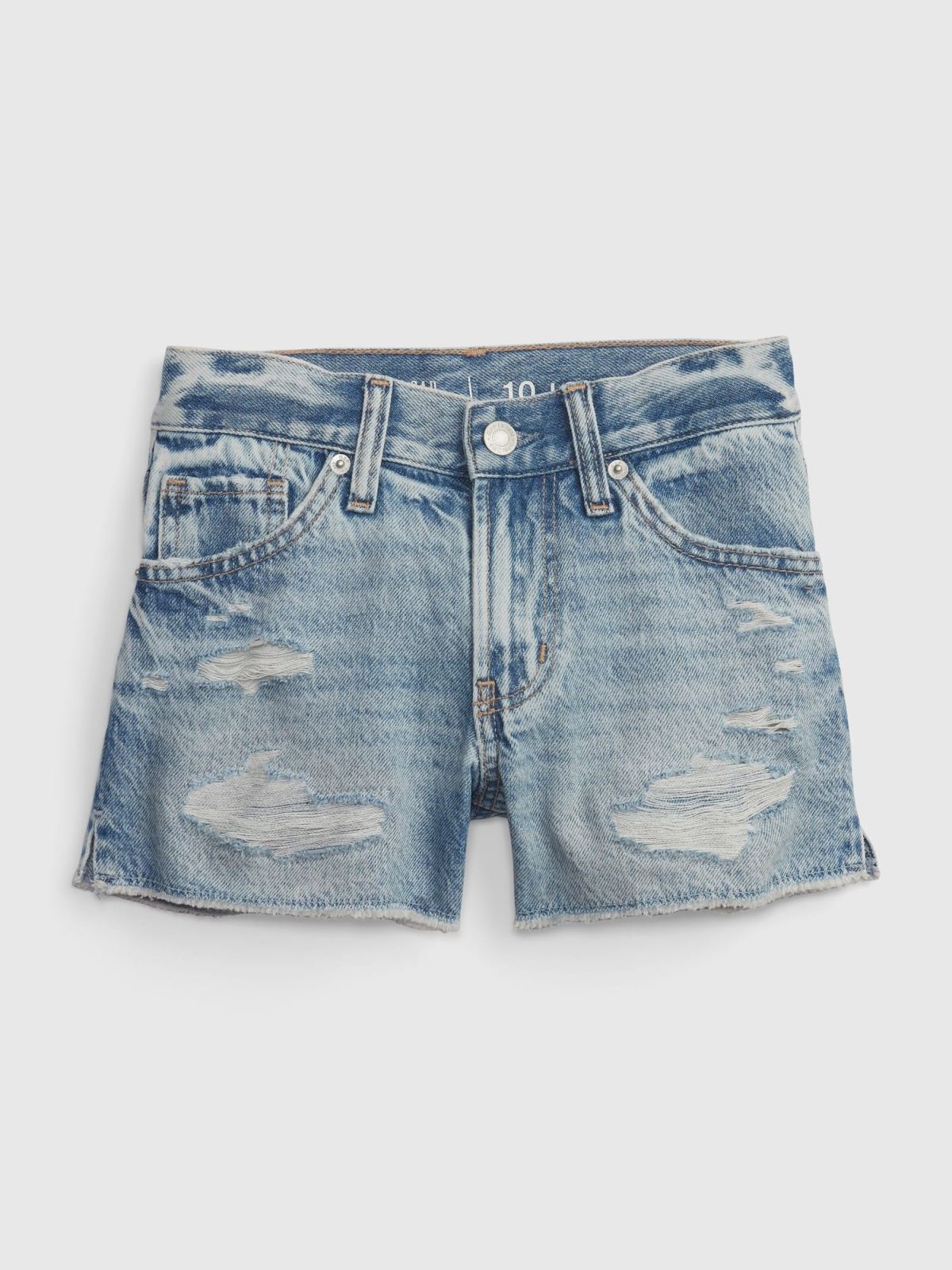 Μπλε Παιδικό Low Stride Denim Σορτς με Washwell-533882000
