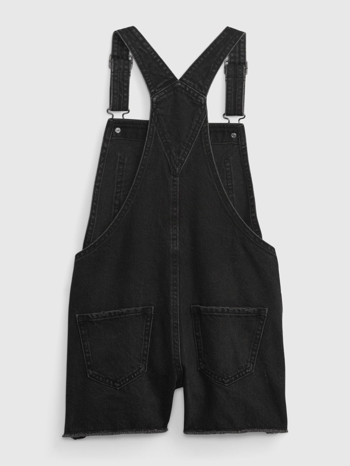 Μαύρο Παιδικό Denim Shortall με Washwell-600992000
