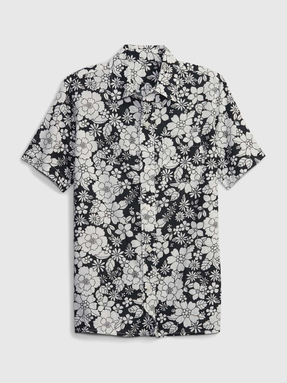 Kids Linen-Cotton Oxford Shirt-594450002