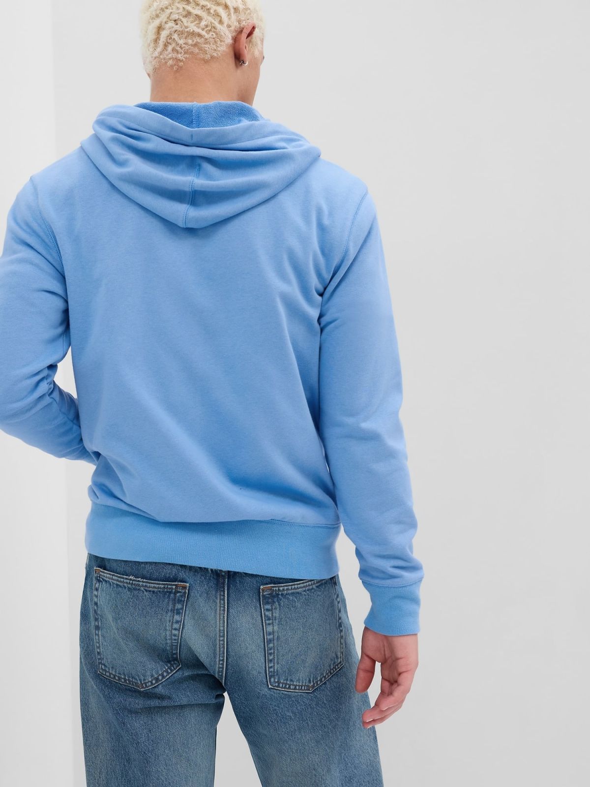 Μπλε Gap Arch Logo Ζακέτα Φούτερ Με Κουκούλα-490384040