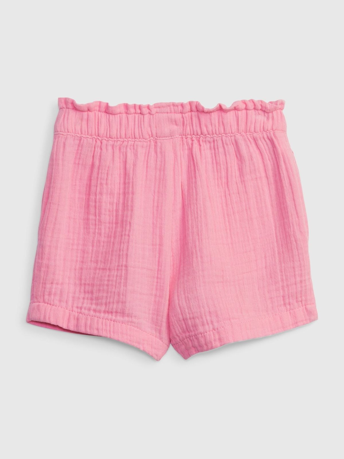 Ροζ Νηπιακό Crinkle Gauze Pull-On Σορτς-602057003