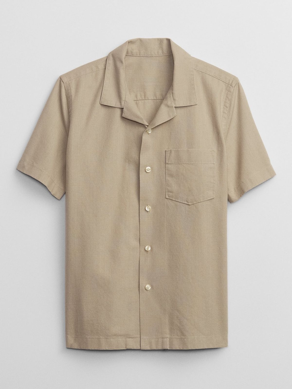 Παιδικό Poplin Resort Collar Πουκάμισο-602655001