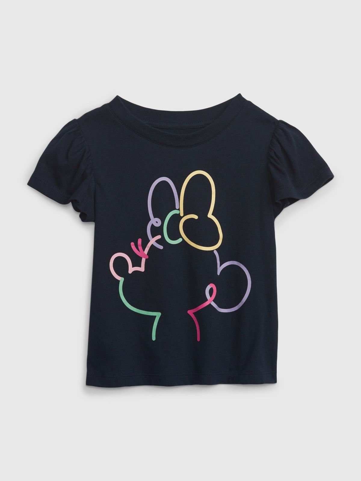 Μπλε babyGap | Disney 100% Οργανικό Βαμβάκι Mix and Match Flutter Sleeve Μπλούζα-601901001