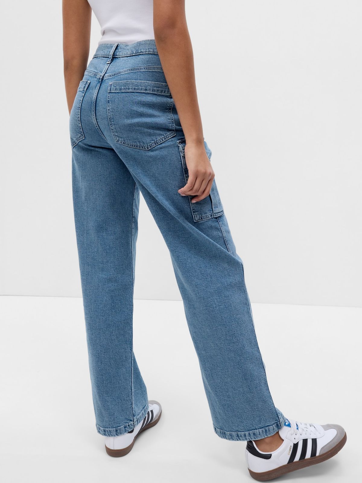 Mid Rise '90s Loose Cargo Jeans-570930000