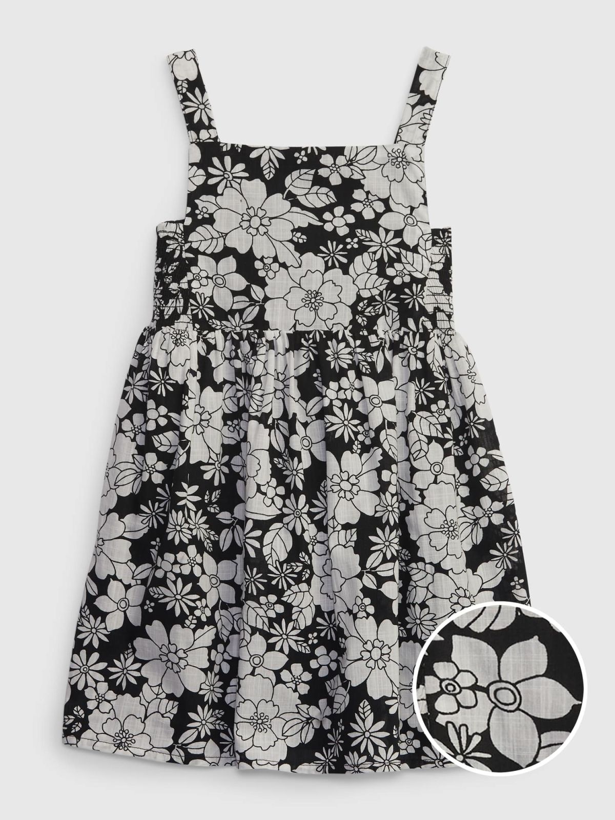 Multi Νηπιακό Floral Side-Smocked Φόρεμα-602095000