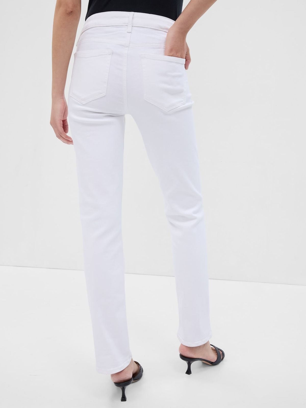 Mid Rise Classic Straight Jeans with Washwell-544471000