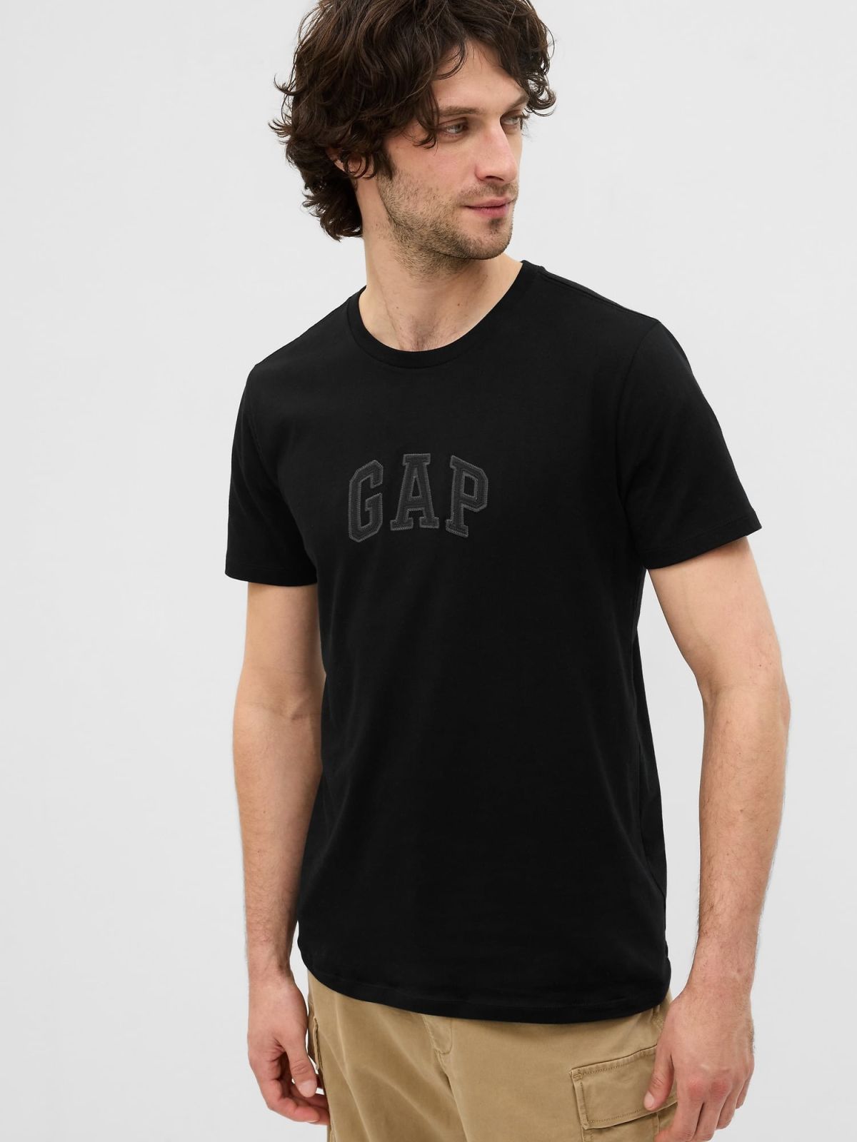 Μάυρη Gap Arch Logo Μπλούζα-570044002