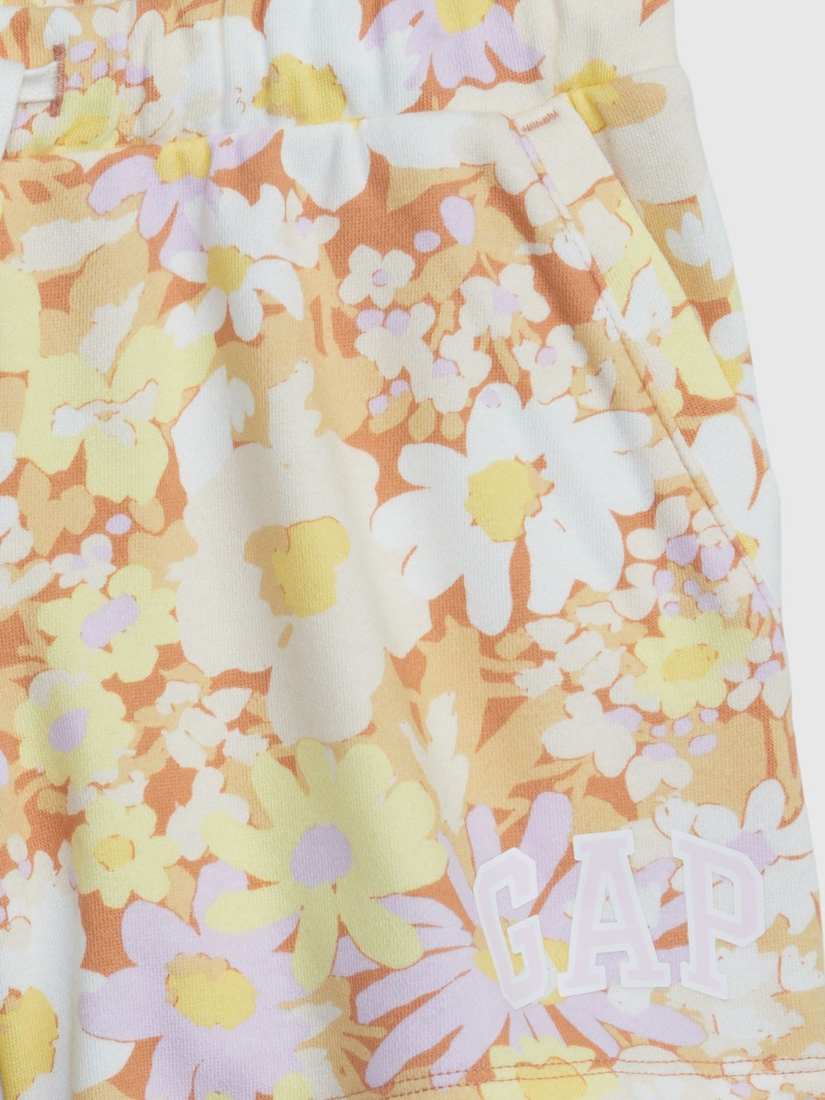 Kids Gap Logo Print Pull-On Shorts-672836000