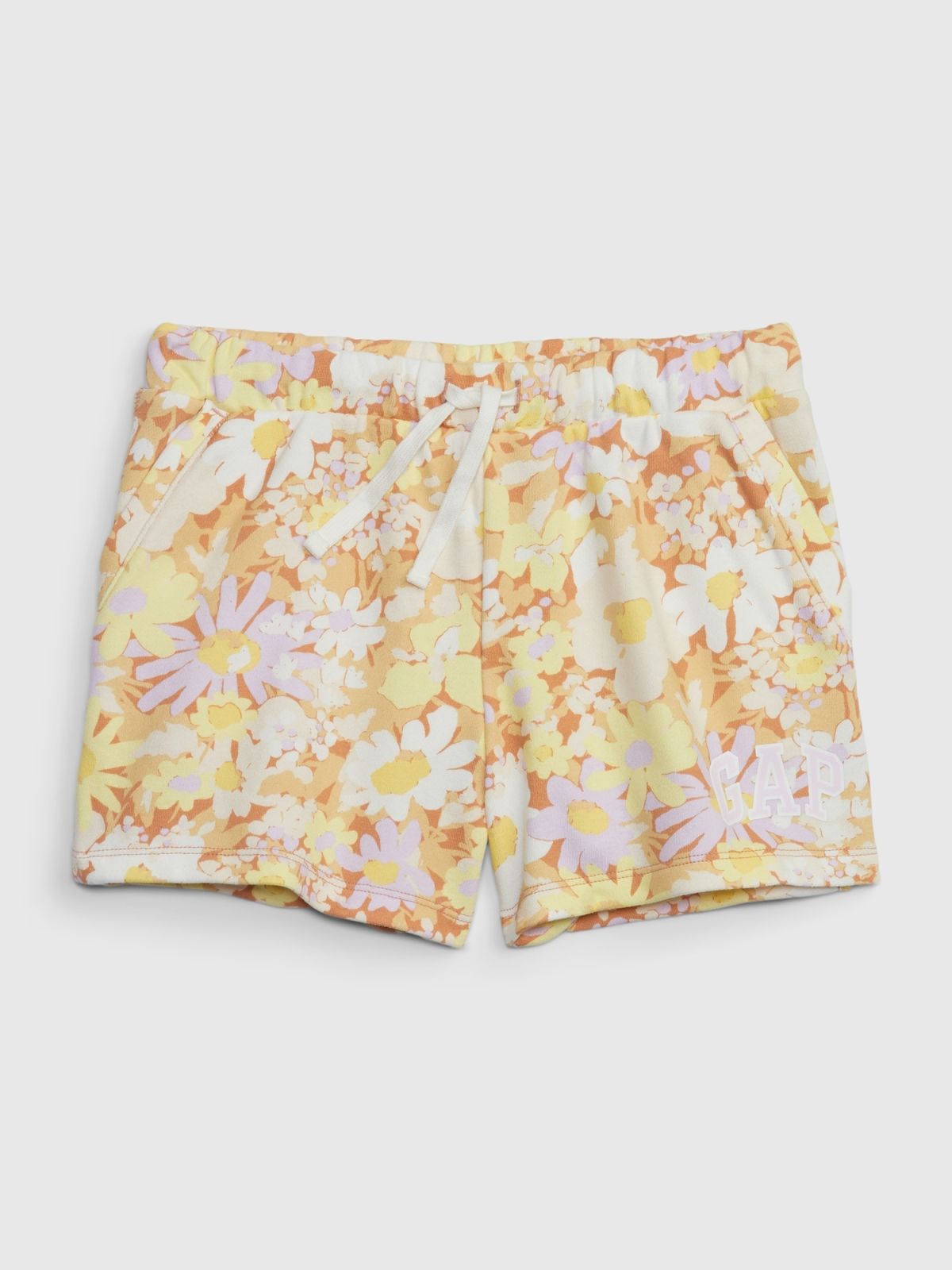 Kids Gap Logo Print Pull-On Shorts-672836000
