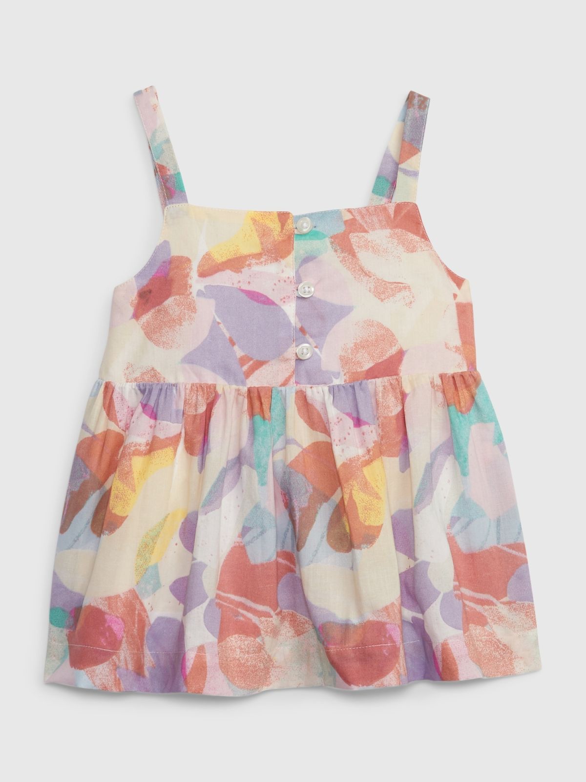 Multi Νηπιακή Floral Peplum Αμάνικη Μπλούζα-670598000
