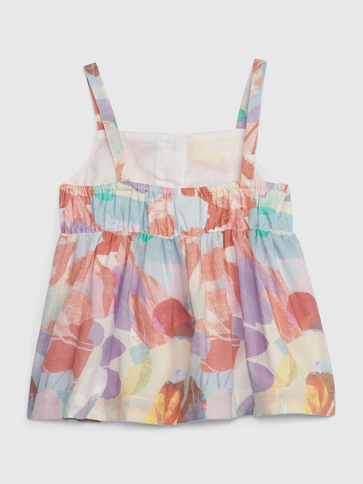 Multi Νηπιακή Floral Peplum Αμάνικη Μπλούζα-670598000