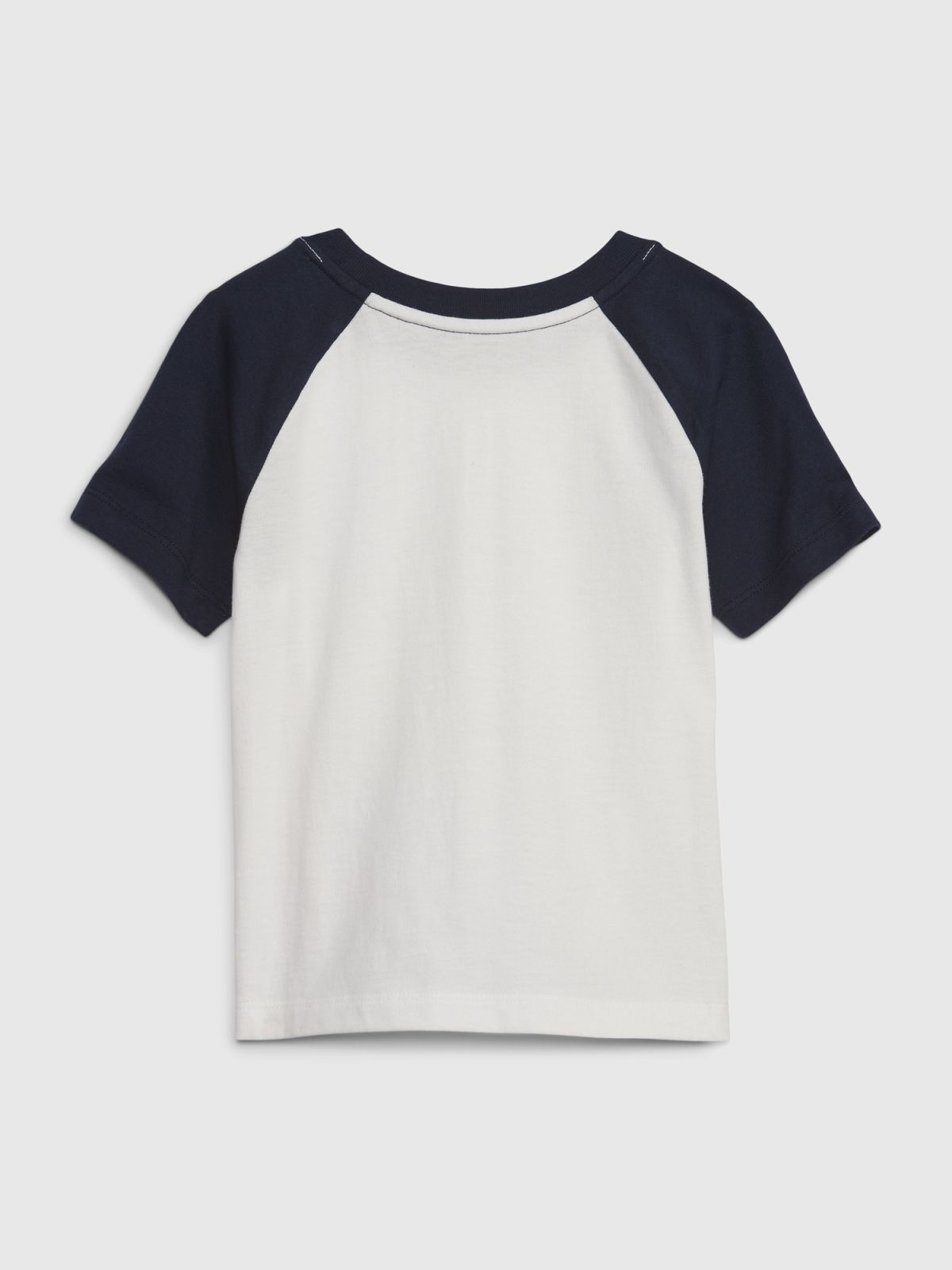 Άσπρη Νηπιακή Gap 1969 Logo Raglan Μπλούζα-625744001