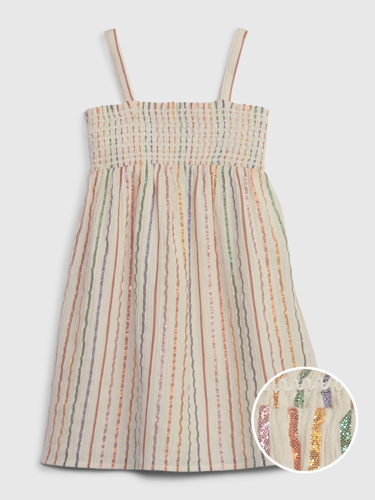 Multi Νηπιακό Shiny Smocked Φόρεμα-661283000