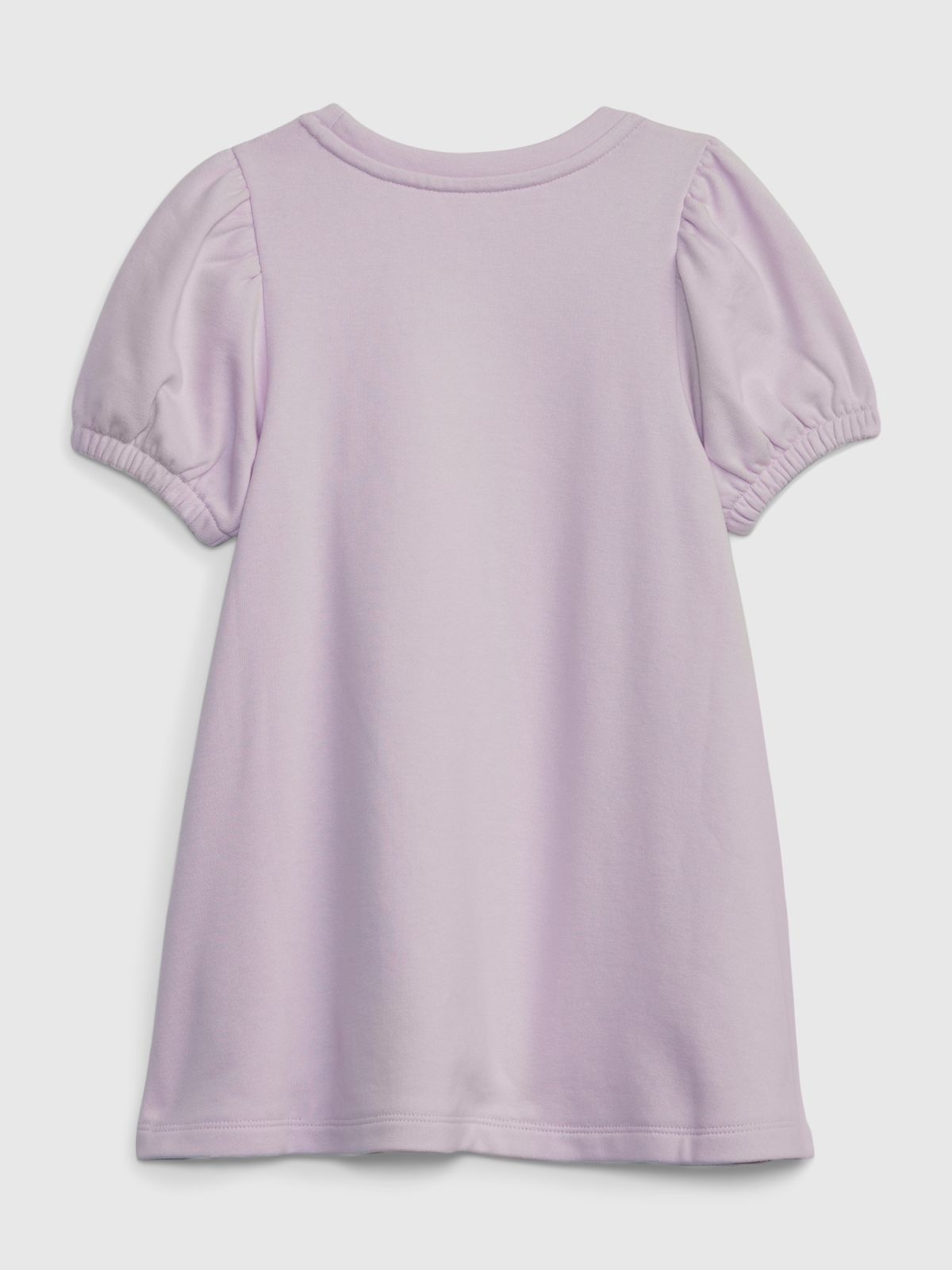 Μωβ Νηπιακό Puff Sleeve Gap Logo Φόρεμα-712896001