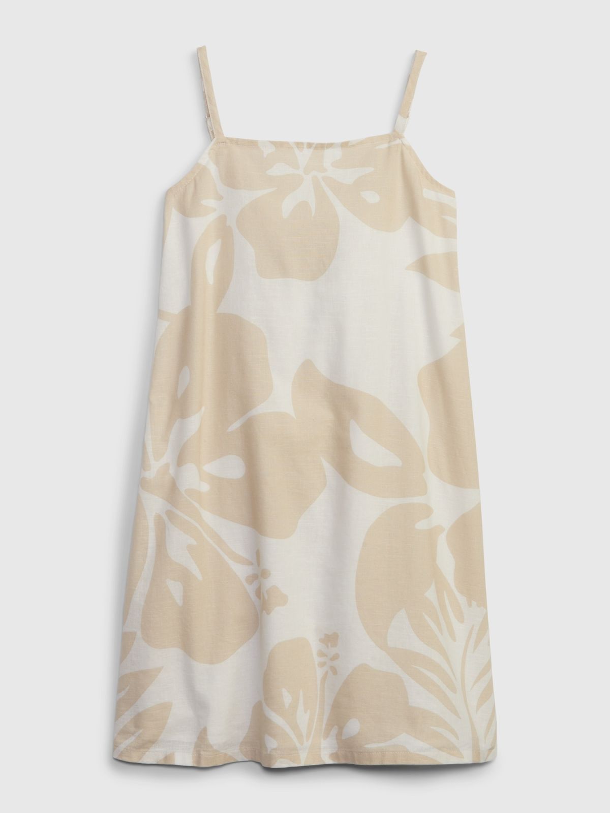 Παιδικό Linen-Cotton Floral Shift Φόρεμα-664476000